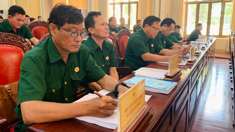Cán bộ, hội viên Cựu chiến binh tỉnh Gia Lai dự hội nghị tập huấn. Ảnh: Chu Hằng f933ef45-b3fa-4784-bf91-863050b3c540.jpg