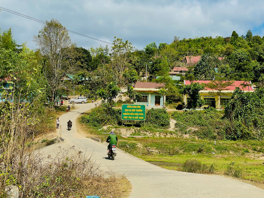 ជ្រុងមួយនៃឃុំ Ha Dong (ស្រុក Dak Doa)។ រូបថតដែលបានថតអំឡុងពេលធ្វើដំណើរទៅធ្វើការនៅដើមឆ្នាំ 2024។ រូបថត៖ P.D mot-goc-xa-ha-dong-huyen-dak-doa-anh-chup-trong-chuyen-tac-nghiep-tai-day-dau-nam-2024.jpg