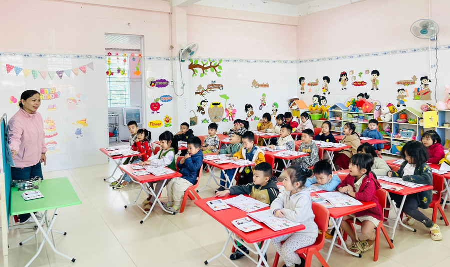 Trường Mầm non Hoa Phong Lan (phường Hoa Lư, TP. Pleiku) tổ chức hoạt động giáo dục trong thời gian nghỉ hè. Ảnh: M.K truong-mam-non-hoa-phong-lan-phuong-hoa-lu-tp-pleiku-to-chuc-hoat-dong-giao-duc-trong-thoi-gian-nghi-heanh-mk.jpg