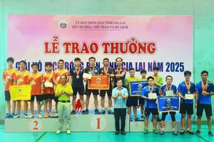 Bế mạc giải vô địch bóng bàn tỉnh Gia Lai năm 2025
