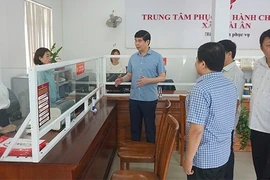 Sẵn sàng vận hành Trung tâm phục vụ hành chính công cấp xã