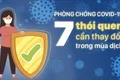 Khuyến cáo người dân thực hành 7 thói quen phòng, chống dịch bệnh Covid-19