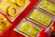 Giá vàng chạm mốc cao kỷ lục 159 triệu đồng/lượng