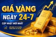 Giá vàng ngày 24-7: Lao dốc không phanh, vàng miếng SJC về dưới mốc 139 triệu đồng