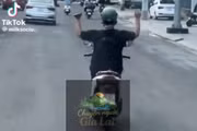 Gia Lai: Xác minh xử lý người điều khiển xe mô tô buông 2 tay từ bài đăng trên mạng xã hội