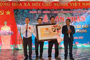 Phù Mỹ Đông đón nhận Bằng xếp hạng di tích cấp tỉnh Mũi Vi Rồng - Núi Tân Phụng 