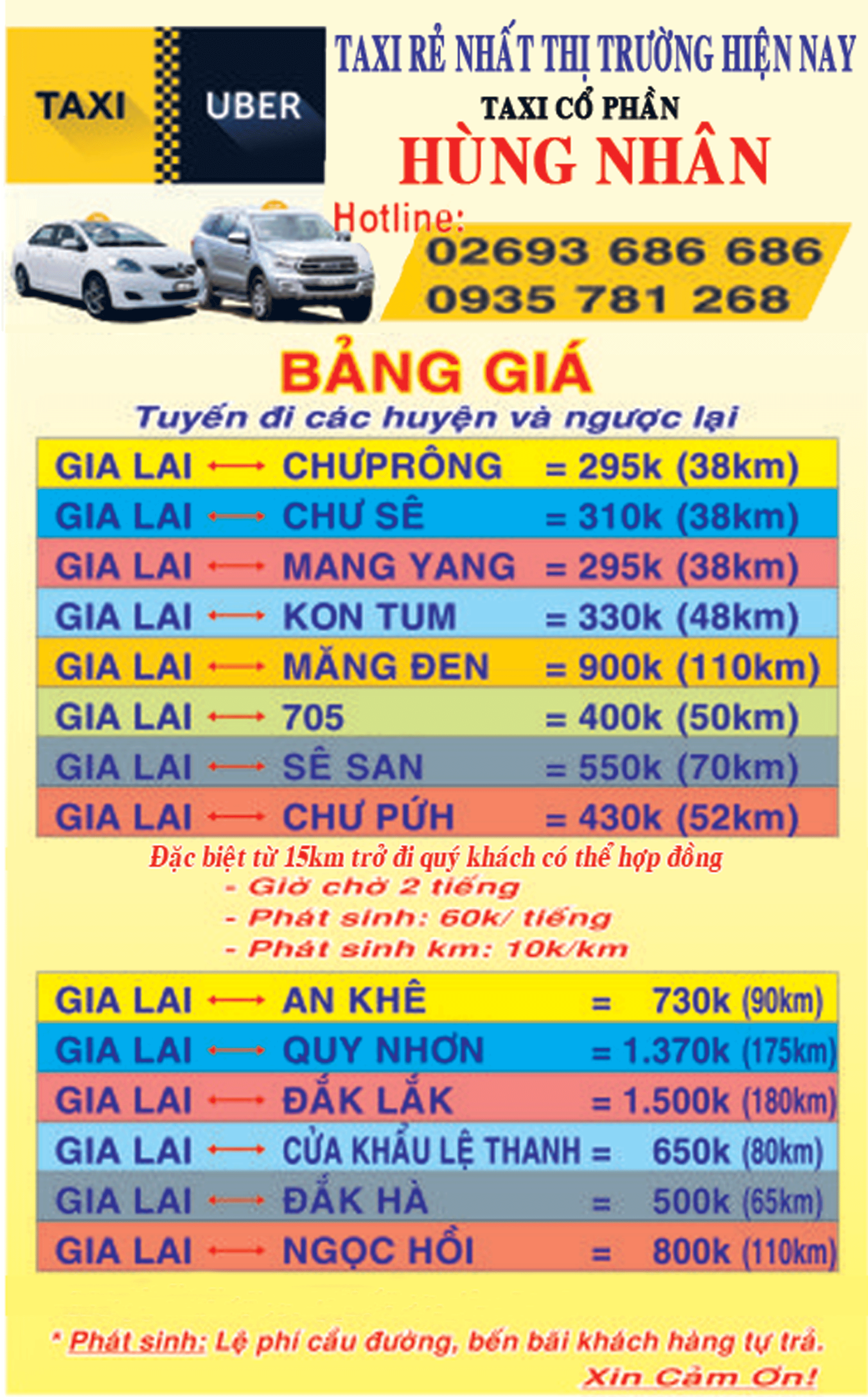 Taxi rẻ nhất thị trường hiện nay-Taxi cổ phần Hùng Nhân