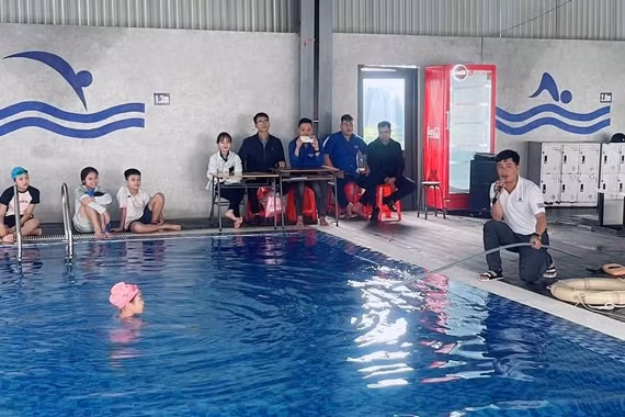 Trang bị kỹ năng phòng, chống tai nạn đuối nước cho thanh thiếu nhi phường Hội Phú