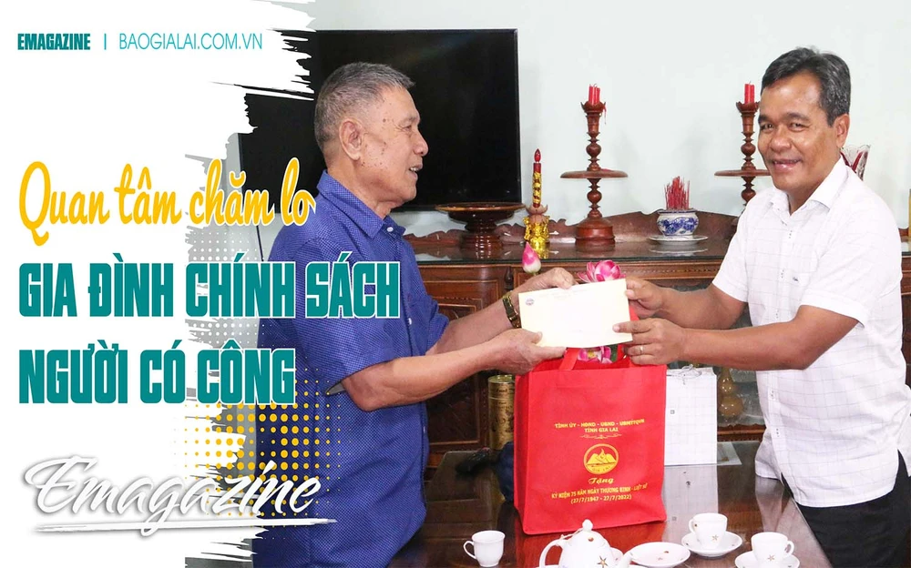 Quan tâm chăm lo gia đình chính sách, người có công