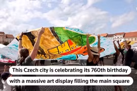 Ceske Budejovice kỷ niệm 760 năm với triển lãm nghệ thuật cộng đồng