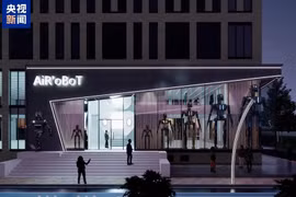 Kết xuất đồ họa cửa hàng 4S dành cho robot thông minh