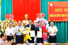 Công ty Cao su Chư Prông công bố các quyết định về công tác cán bộ