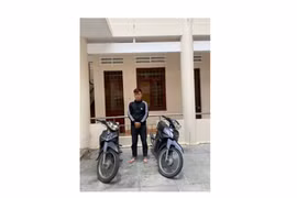 Công an xã Tuy Phước nhanh chóng xác định 2 đối tượng trộm xe máy