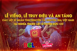 TRỰC TIẾP: Lễ viếng, lễ truy điệu và an táng các liệt sĩ quân tình nguyện và chuyên gia Việt Nam tại Nghĩa trang Liệt sĩ huyện Đức Cơ 