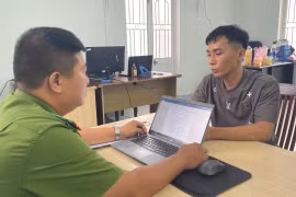 Công an phường Quy Nhơn Nam triệu tập thanh niên cưỡng đoạt tiền của 2 em nhỏ