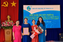 Truyền thông nâng cao kiến thức cho 100 hội viên phụ nữ cao tuổi phường Trà Bá