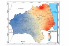 Gia Lai: Phía Đông tỉnh mưa vừa đến mưa to, phía Tây mưa rào, giông rải rác