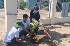 Phụ nữ huyện Ia Pa phát động trồng cây “Đời đời nhớ ơn Bác Hồ”