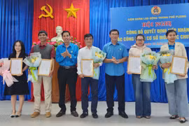 Liên đoàn Lao động TP. Pleiku tiếp nhận 26 Công đoàn cơ sở