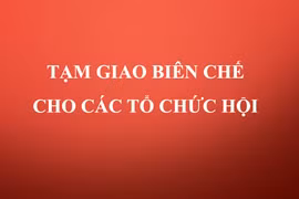 Gia Lai tạm giao 113 biên chế cho các tổ chức hội