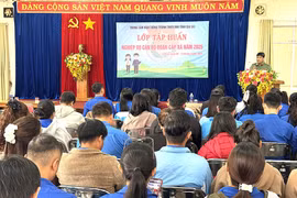 Tập huấn nghiệp vụ cho hơn 150 cán bộ Đoàn cấp xã