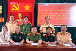 Đức Cơ: 77 doanh nghiệp, cá nhân ký cam kết đảm bảo trật tự an toàn giao thông