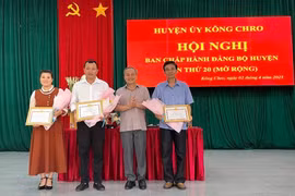 Kông Chro thu ngân sách đạt 39,1% trong quý I-2025