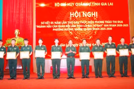 Gia Lai: Khen thưởng 10 tập thể, cá nhân ngành Hậu cần Quân đội làm theo lời Bác Hồ dạy