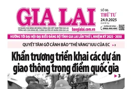 Báo Gia Lai số thứ tư ngày 24-9-2025