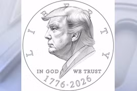 Công bố bản thảo thiết kế đồng xu 1 USD có khắc hình Tổng thống Donald Trump