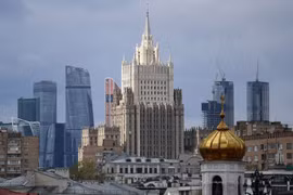 Trụ sở Bộ Ngoại giao Nga tại Moskva. Ảnh: Getty Images/TTXVN