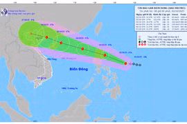 Áp thấp nhiệt đới đã mạnh lên thành bão, có tên quốc tế Matmo