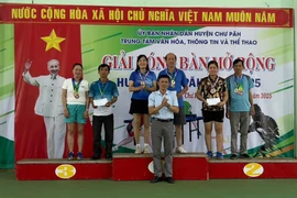 Mang Yang, Chư Păh thi đấu bóng bàn chào mừng Ngày Giải phóng tỉnh 17-3