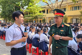 Pleiku: Tuyên truyền tuyển sinh quân sự cho hơn 3.900 học sinh tại 11 trường THPT
