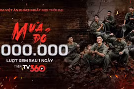 Sau 24 giờ phát trên TV360, “Mưa đỏ” đạt 1 triệu lượt xem