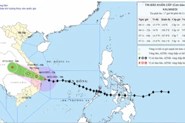 Bão số 13 đã vào tới vùng biển Đắk Lắk-Gia Lai, sức gió giật cấp 17