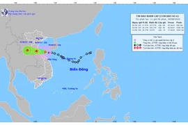 Dự báo tối 30-8, bão số 6 đi vào đất liền và suy yếu dần