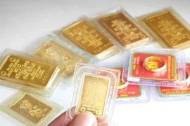 Ngày 24-12, giá vàng miếng tăng thêm 200.000 đồng/lượng