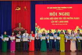 Phường Pleiku biểu dương 69 tập thể, cá nhân điển hình tiên tiến 