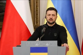 Tổng thống Ukraine Volodymyr Zelensky. 