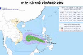 Chiều 26 đến 28-11, khu vực giữa biển Đông gió giật cấp 14, sóng cao 7-9 m