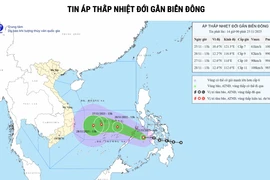 Chiều 26 đến 28-11, khu vực giữa biển Đông gió giật cấp 14, sóng cao 7-9 m