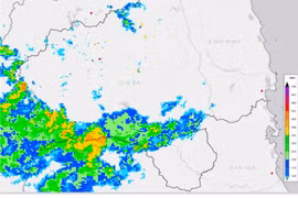 Cảnh báo giông, lốc, sét, mưa đá và mưa lớn cục bộ trên khu vực tỉnh Gia Lai