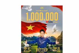 MV “Viết tiếp câu chuyện hòa bình” của Tùng Dương đạt 1 triệu view sau 24 giờ công chiếu