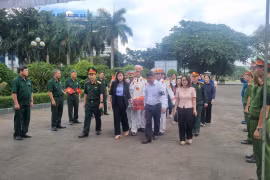 Pleiku: Truy điệu và an táng liệt sĩ Tô Văn Ba tại Nghĩa trang liệt sĩ tỉnh
