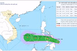 Xuất hiện áp thấp nhiệt đới gần biển Đông, khả năng mạnh lên thành bão
