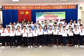 Tập huấn kỹ năng cho 46 cán bộ chỉ huy Đội