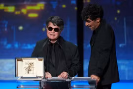 Jafar Panahi phát biểu khi nhận giải Cành cọ vàng của LHP Cannes lần thứ 78