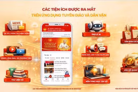 Ứng dụng di động Tuyên giáo và Dân vận sở hữu đa dạng tính năng, cá nhân hóa đối tượng người dùng