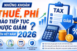 Những khoản thuế, phí nào tiếp tục được giảm đến hết năm 2026?